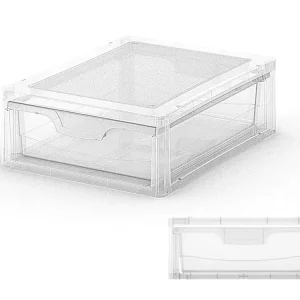 Plastový úložný box Spider box 4 – průhledný, 7 l - Snížená cena