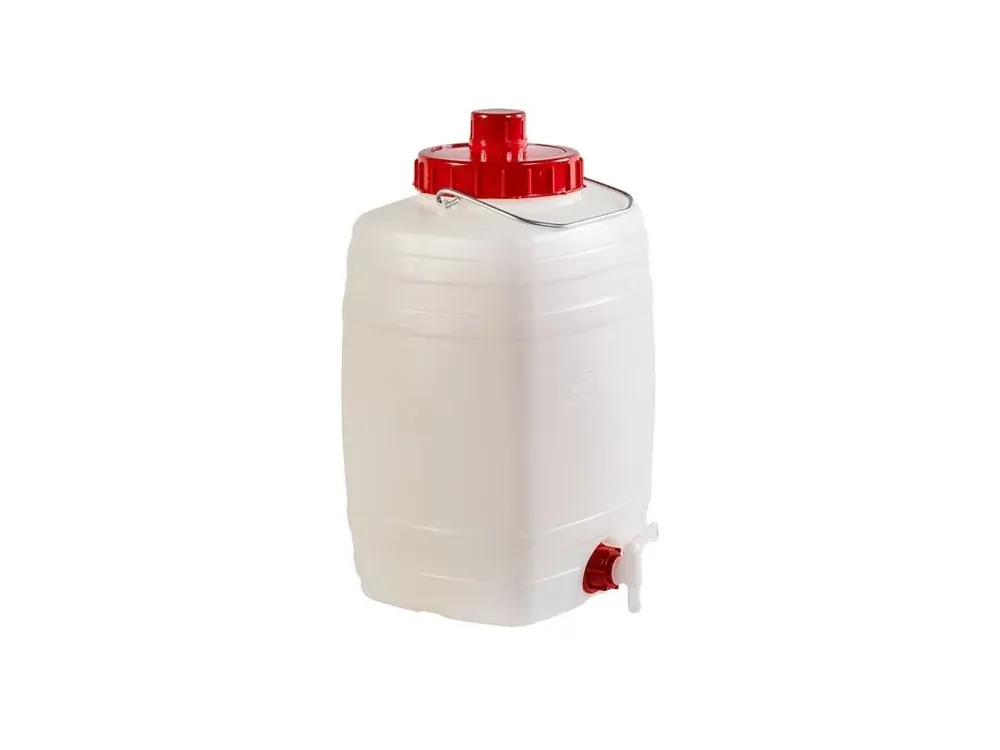 Téměř vyprodáno - Barel na vodu s kohoutem, 15 l