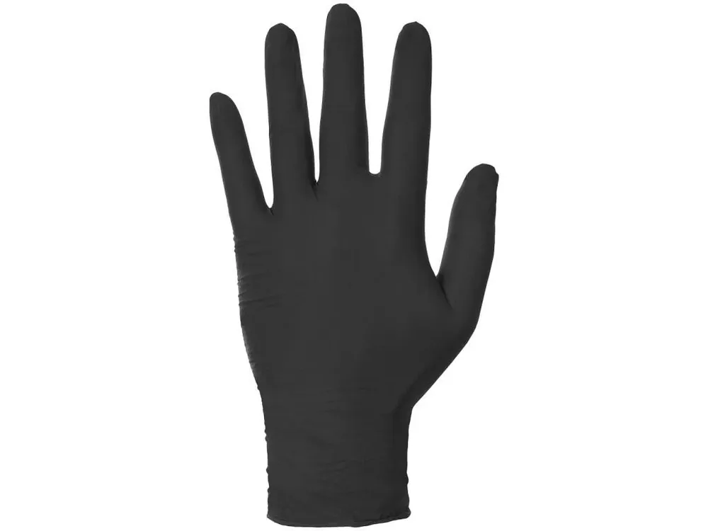 Sleva - Rukavice CXS STERN BLACK, jednorázové, nitrilové