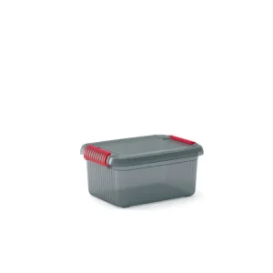Plastový úložný box K-Latch S, objem 14l, 39 x 29 x 18 (výška) cm, šedý - Velmi oblíbený produkt