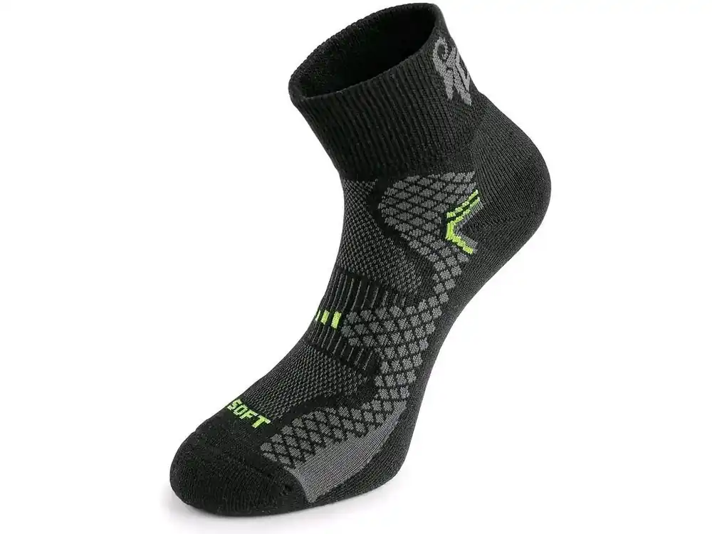 Přidat do košíku | Ponožky CXS SOFT, černo-žluté