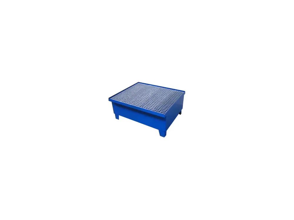 Záchytná vana pro 1 sud, s roštem, 780x780x410 mm, lak | Velmi oblíbený produkt
