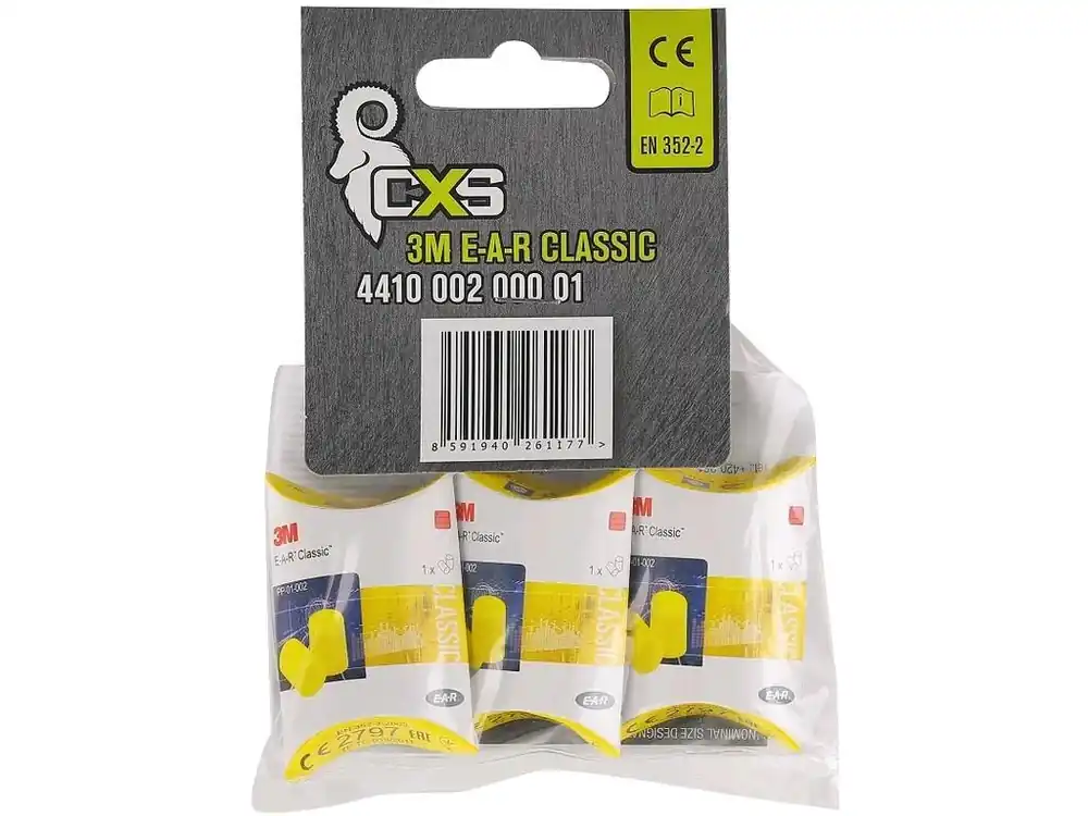 Zátkové chrániče sluchu 3M E-A-R CLASSIC, balení 3 páry - Velmi žádaný produkt