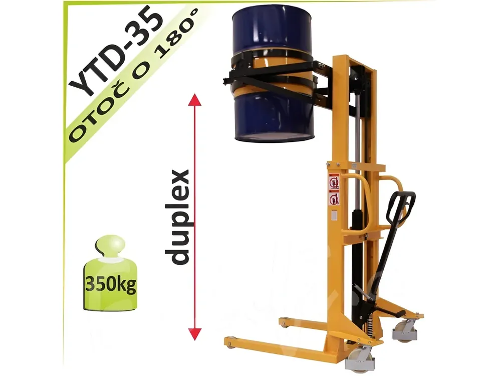Mezi nejprodávanějšími - Vysokozdvižný vozík pro sudy, 350 kg