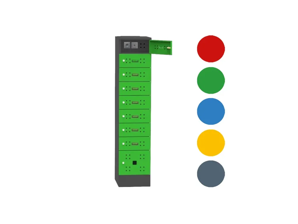 Skříň na dobíjení mobilních zařízení s USB porty, 1850 x 400 x 580 mm - Novinka v sortimentu