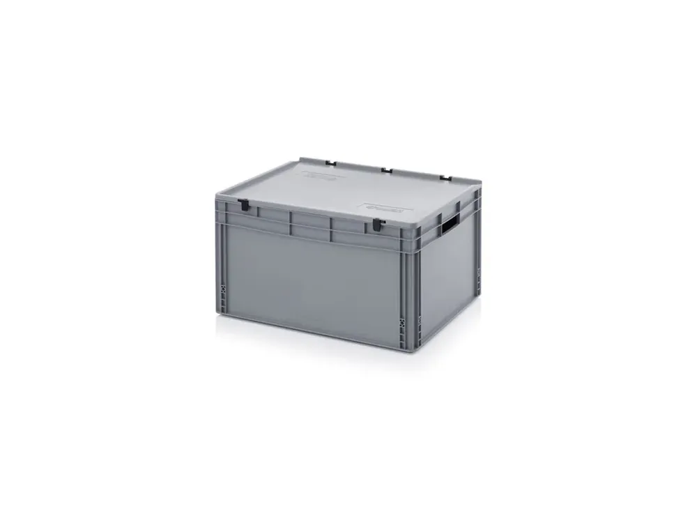Koupit online - Euro přepravka s víkem 172l, 42 x 60 x 80 cm