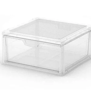 Plastový úložný box Spider box 3 – průhledný, 17 l - Oblíbený u zákazníků