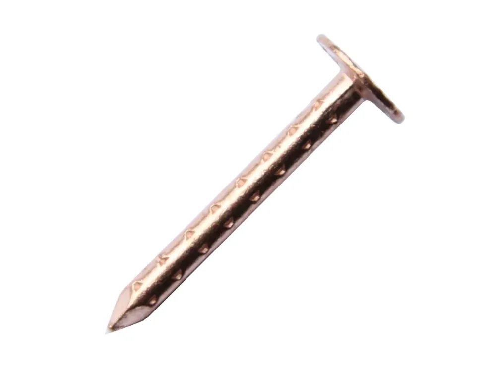 Oblíbený u zákazníků | Cu měděné hřebíky do krytiny lepenkové 2,8 x 20 mm - 1 kg
