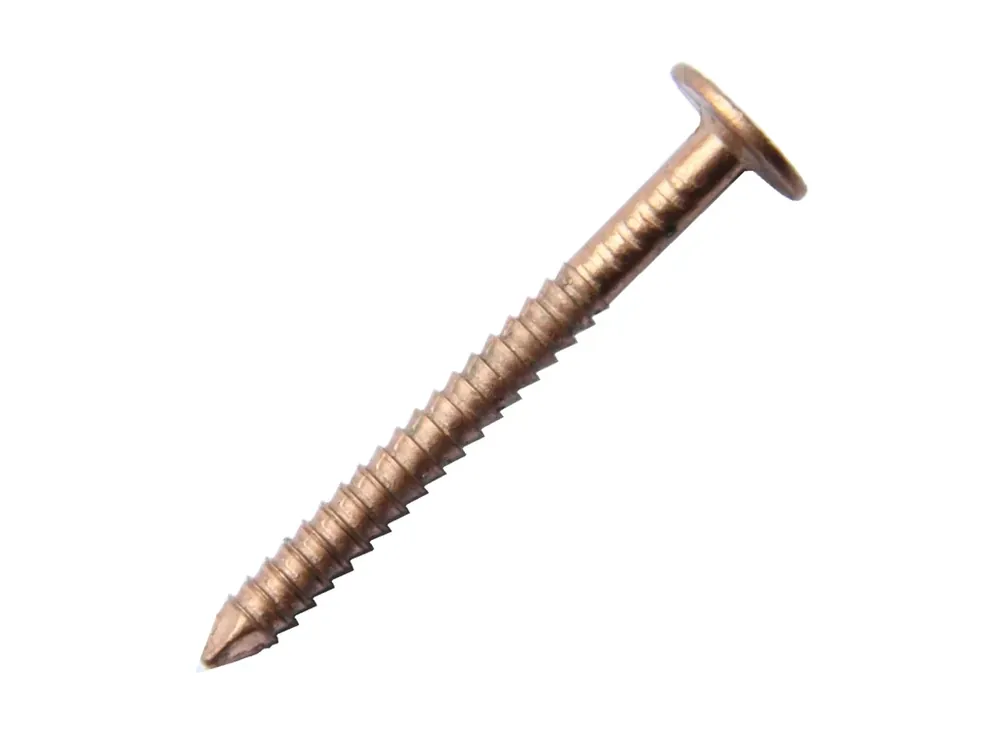Cu měděné hřebíky do krytiny lepenkové konvexní kroužkové 2,8 x 36 mm - 1 kg - Top produkt