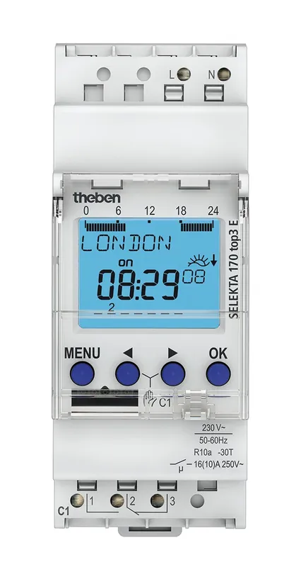 THEBEN 1700087 Astronomické digitální spínací hodiny SELEKTA 170 top3 E | Premium