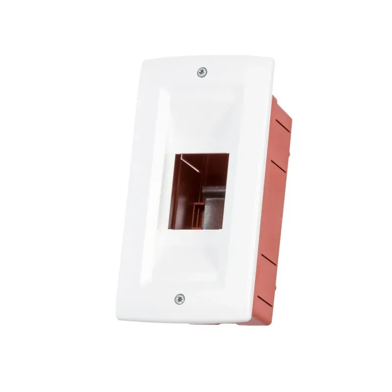 Rychlé odeslání | GEWISS GW40601 Rozvodnice 40 CDKi pod omítku, 2M, IP40, bílá, bez dvířek, vyjímatelný rám