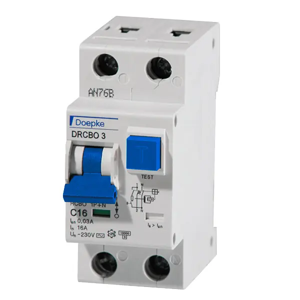 Nově přidáno - DOEPKE 09933124 Kombinace proudový chránič / jistič DRCBO 3 C16/0,03/1N-AC