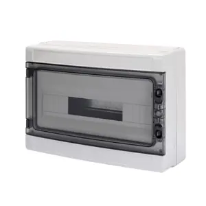 Právě uvedeno na trh | GEWISS GW40106BS Rozvodnice 40 CDK na omítku, 18M, IP65, vč. svorkovnice, šedá, s dvířky