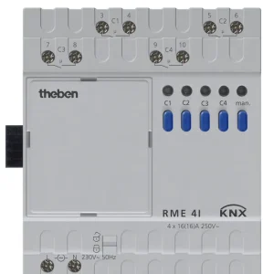 K dispozici - THEBEN 4930215 Spínací aktor RME 4 I KNX