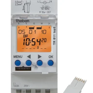 Snížená cena - THEBEN 6114100 Digitální spínací hodiny TR 611 top2 24V