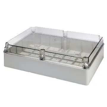 GEWISS GW44431 Rozbočovací krabice a krabice pro el. zařízení s transparent. víkem, IP56, 460x380x120mm - Omezené zásoby