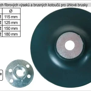 Nosič brusných fíbrových výseků 115mm pro úhlové brusky | Akční sleva