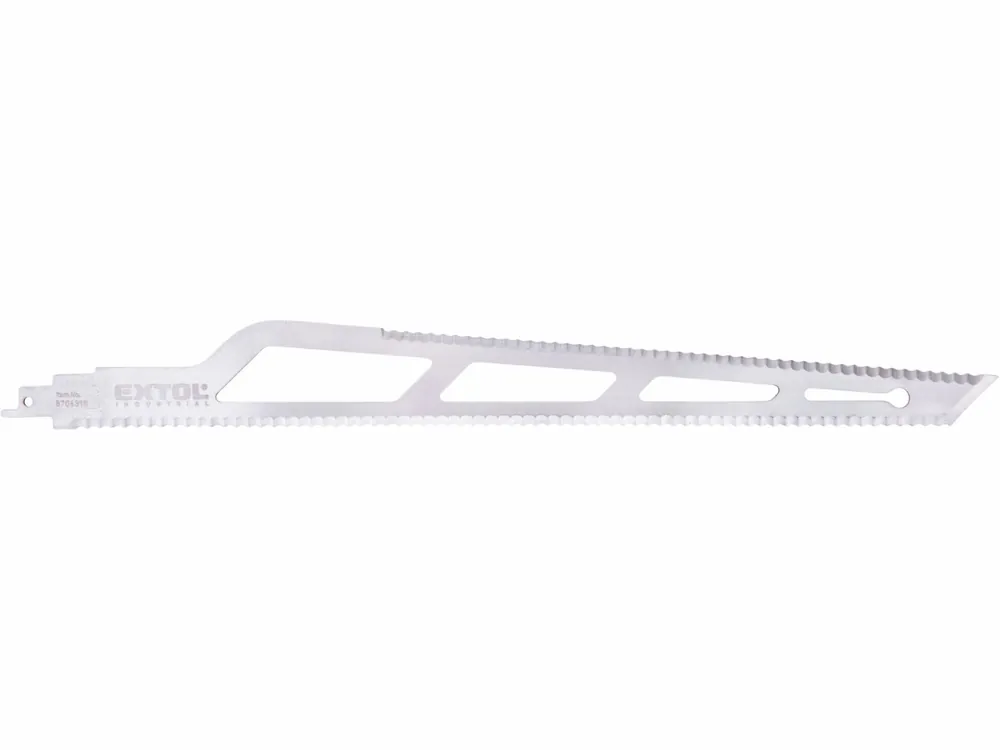 Prémiová kvalita | plátek do pily ocasky mečovky na izolační materiály 400x45x1,5mm, nerez, oboustranný
