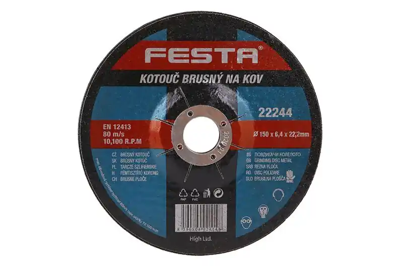 Kotouč brusný na ocel Festa 150 x 6,4 mm - Cena od výrobce