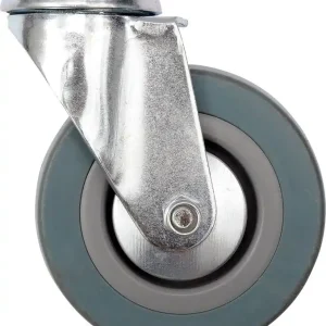 Kolečko otočné, gumové na čep 30kg 75/21/101mm | Kupte dnes