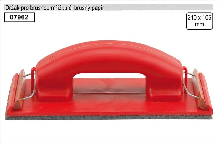 Ušetřete | Držák pro brusnou mřížku či brusný papír rozměr 105x210mm