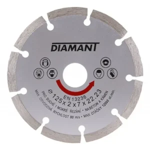 Připraveno k expedici | FESTA Kotouč diamantový segmentový pro úhlové brusky 125mm, na beton