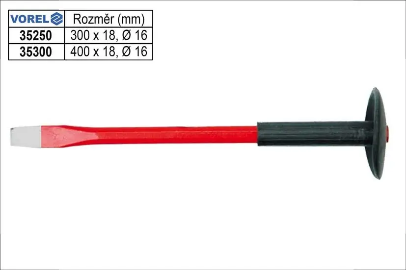 Novinka v nabídce - Sekáč plochý s chráničem 300x18mm