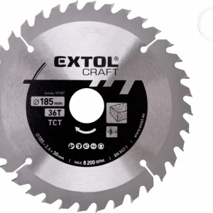EXTOL CRAFT kotouč pilový s SK plátky, O 185x2,4x30mm, 36T 19107 | Cenový hit