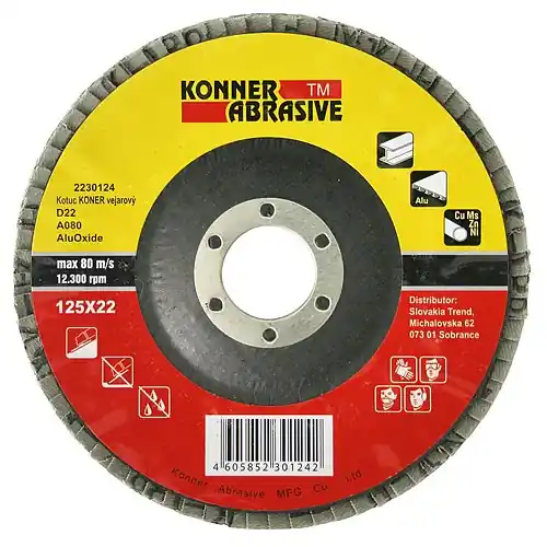 OPTIMAprofi Visual kotouč brusný lamelový vyštipovaný segmentový zirkon 125mm P80 | Skvělé hodnocení