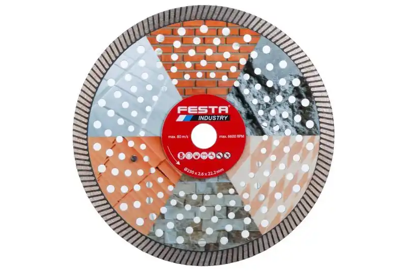 FESTA INDUSTRY Kotouč diamantový Turbo Extreme 230x2.6x22.2mm, beton, železobeton, cihla | Čerstvá novinka