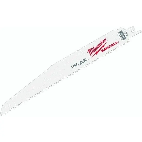 Rychlé dodání | 1ks-MILWAUKEE Sawzall pilový plátek na dřevo s hřebíky 230 mm,5TPI, pro mečové pily ocasky