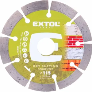 Snadný nákup | EXTOL CRAFT kotouč diamantový řezný segmentový - suché řezání, O 115x22,2x1,8mm 903031