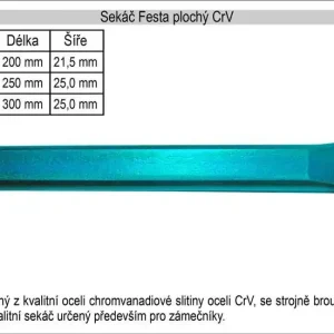 Sekáč plochý Festa CrV 200x21,5mm | Nízká cena