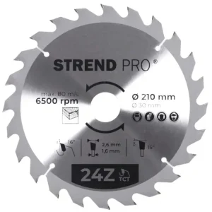 Objednejte nyní - STREND PRO Pilový kotouč s SK plátky 210x2.6x30/20 mm 24 zubů