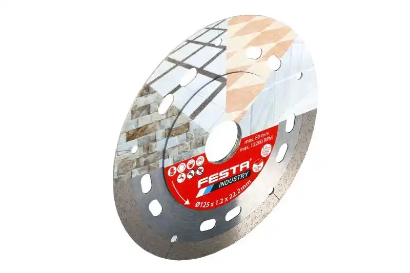 Expresní doručení | FESTA INDUSTRY diamantový řezný kotouč 125x1,2 mm, ultratenký, na obklady, dlažby
