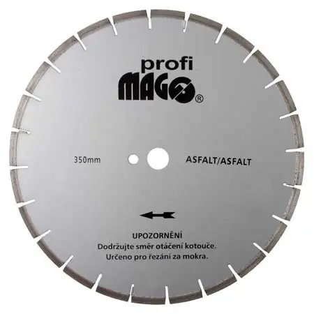Premium | Kotouč diamantový segmentový 350x25,4mm MAGG Profi na asfalt