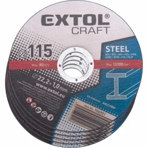 Výhodný nákup - kotouče řezné na kov, 5ks, 115x1,0x22,2mm, EXTOL CRAFT