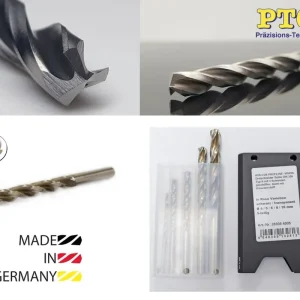 Skvělá nabídka - PTG PROFILINE Vrtáky do kovu HSS-Co5 cobaltový, 3 břité , 4-10mm, sada 5ks
