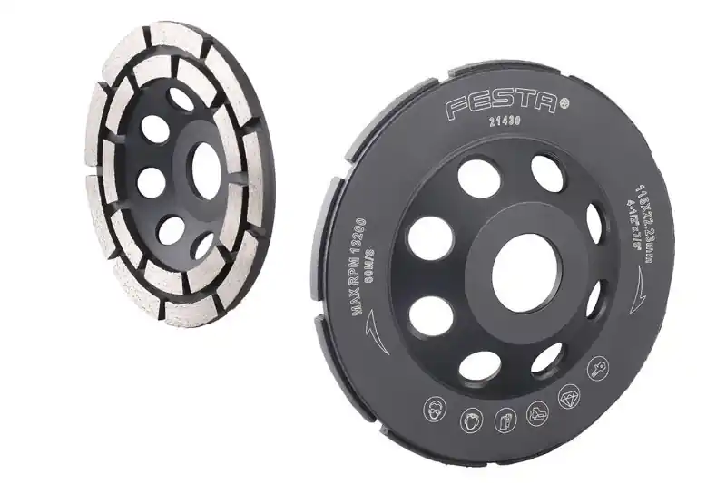 Kotouč diamantový brusný FESTA 2řadý 115x22.2mm - Doprodej zásob