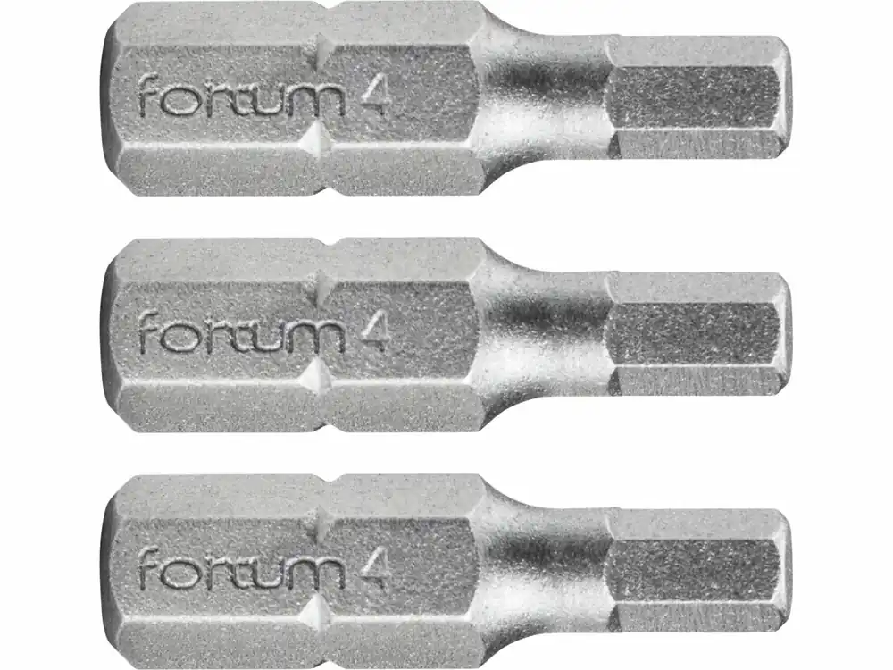 FORTUM Bit imbus sada 3ks, H 4x25mm, S2 4741505 | Sleva