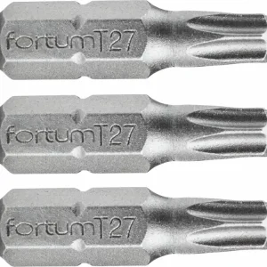 Jen tento týden - FORTUM Bit TORX, sada 3ks, T 27x25mm, S2 4741427