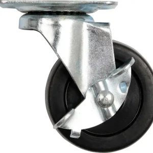 Kolečko otočné, polypropylenové s brzdou 20kg 40/17/54mm - Oblíbený produkt
