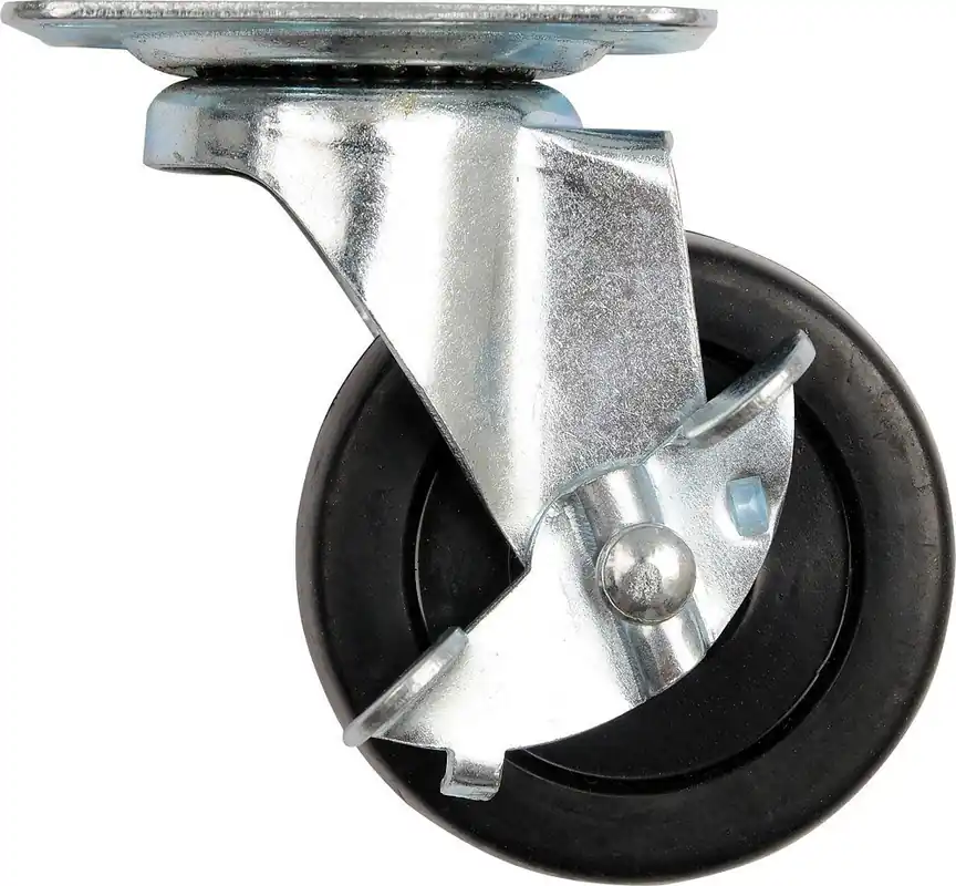 Kolečko otočné, polypropylenové s brzdou 20kg 40/17/54mm - Oblíbený produkt