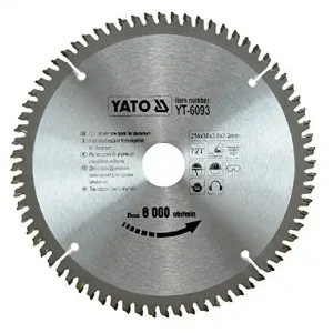 YATO Pilový kotouč na hliník 210x30mm 72 zubů YT-6093 - Připraveno k expedici