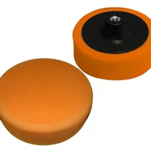 SILVER Leštící kotouč molitanový ORANŽOVÝ 150mm s unašečem závit M14 - Výhodná koupě