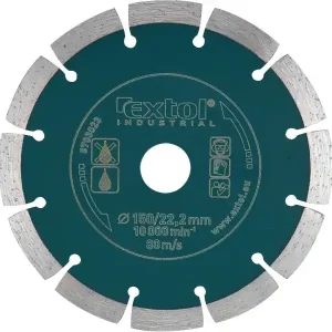 Prémiová kvalita - kotouč diamantový řezný segmentový Grab Cut, 115x22,2mm, suché řezání, EXTOL INDUSTRIAL
