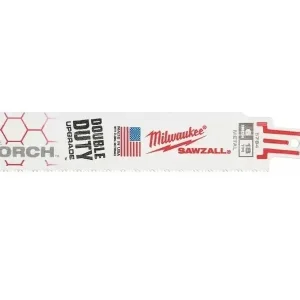 1ks-MILWAUKEE Sawzall TORCH pilový plátek na kov 150mm,18TPI, 8%Co, pro mečové pily ocasky - Bezpečný nákup