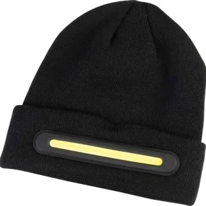 STREND PRO Čepice se světlem COB LED pásek, ČERNÁ, velikost UNI - Top cena