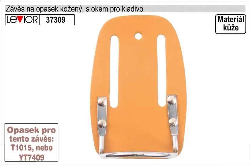 Kapsář kožený s okem na kladivo - Omezené množství