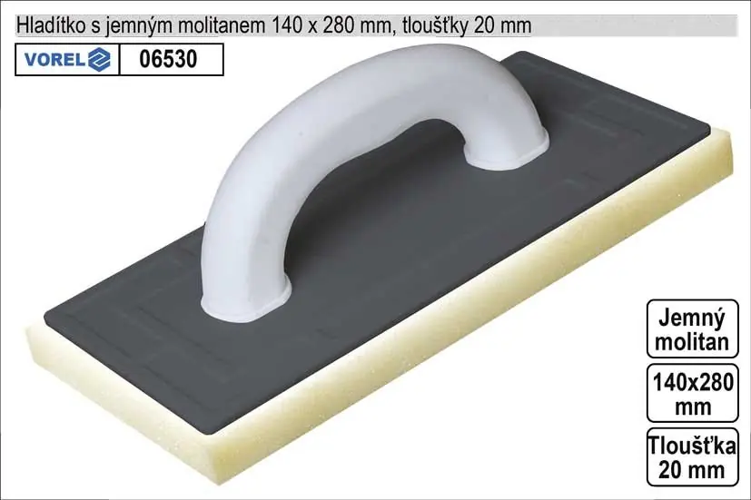 Cena od výrobce - Hladítko molitanové jemné 270x140mm